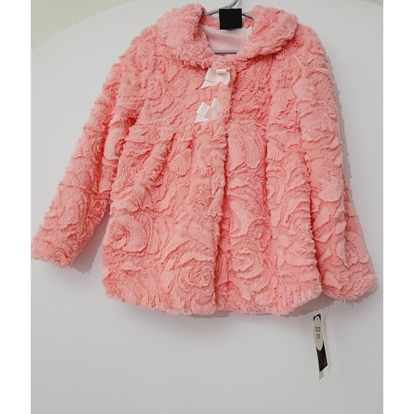Girls Rule! Fluffy Soft Faux Fur Jacket - Picture 9 of 9